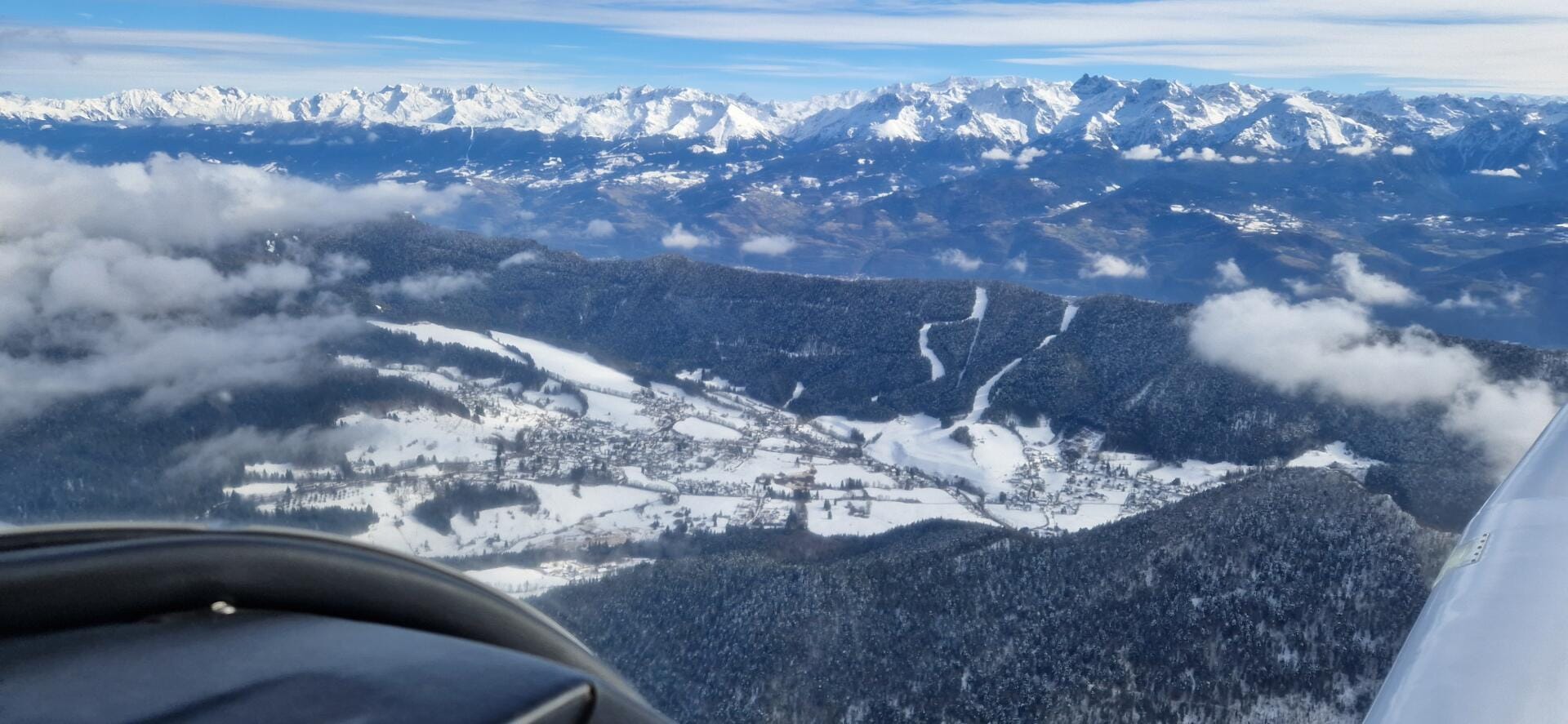 Découverte de la Vallée de l’Isère puis survol Chartreuse