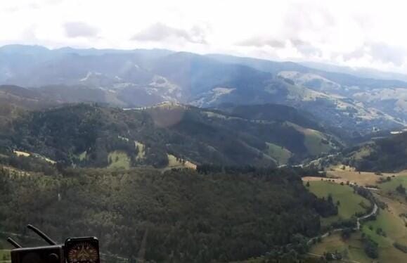 Kleiner Schwarzwald-Flug über Blauen - Belchen - Wiesental