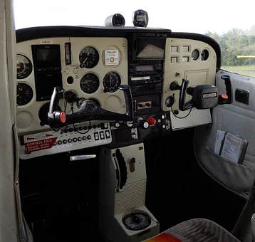 Cockpit de notre quadriplace.