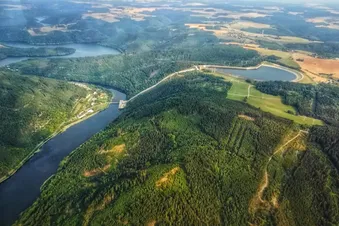 Verbindung zum Oberbecken
