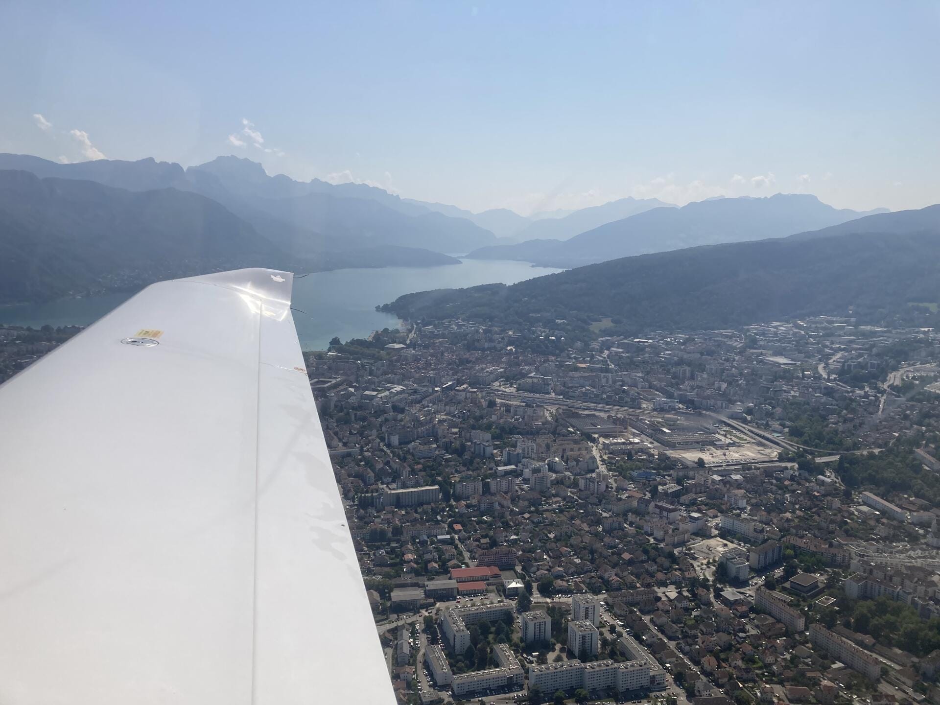 Découverte des Alpes depuis le ciel