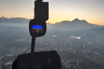 Traumflug zum Chiemsee & über die Alpen