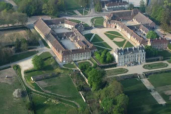 Vue aérienne Haras du Pin