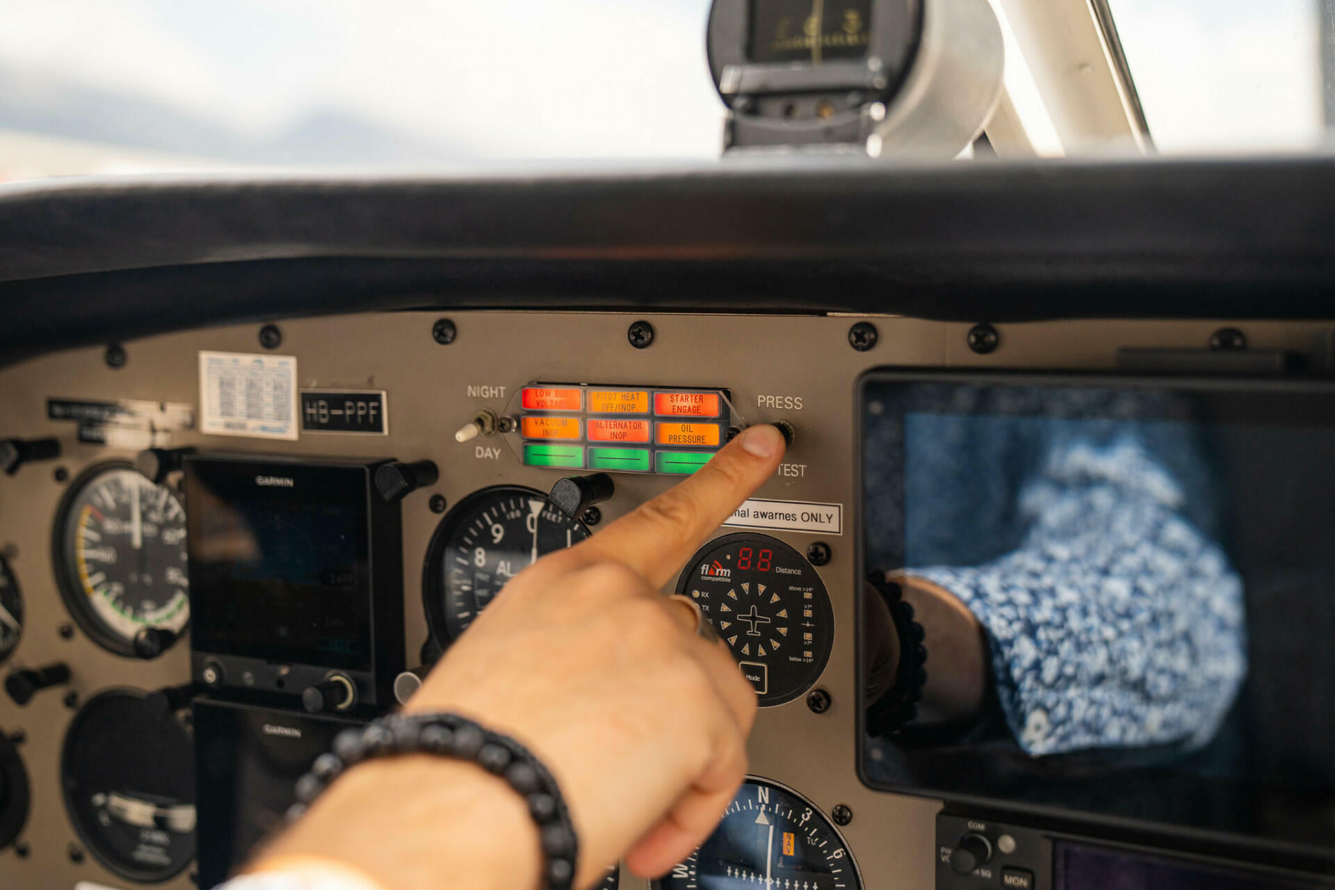 Spannender Blick ins Cockpit
