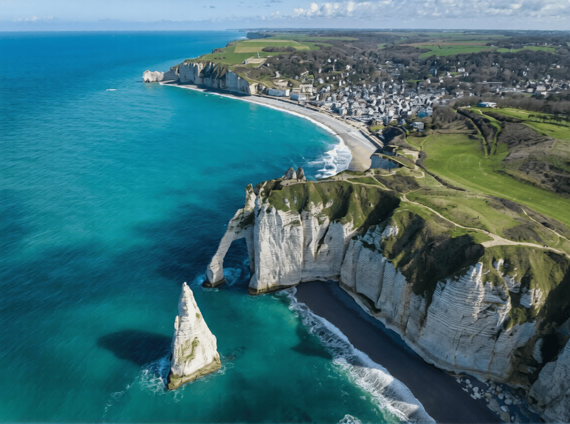 Visite des falaises d'Etretat