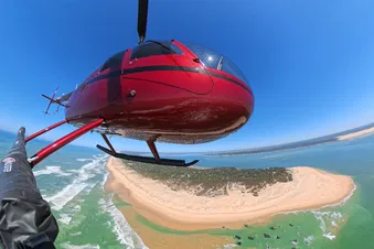 Le Bassin d’Arcachon et la côte Océane en hélicoptère 🦪