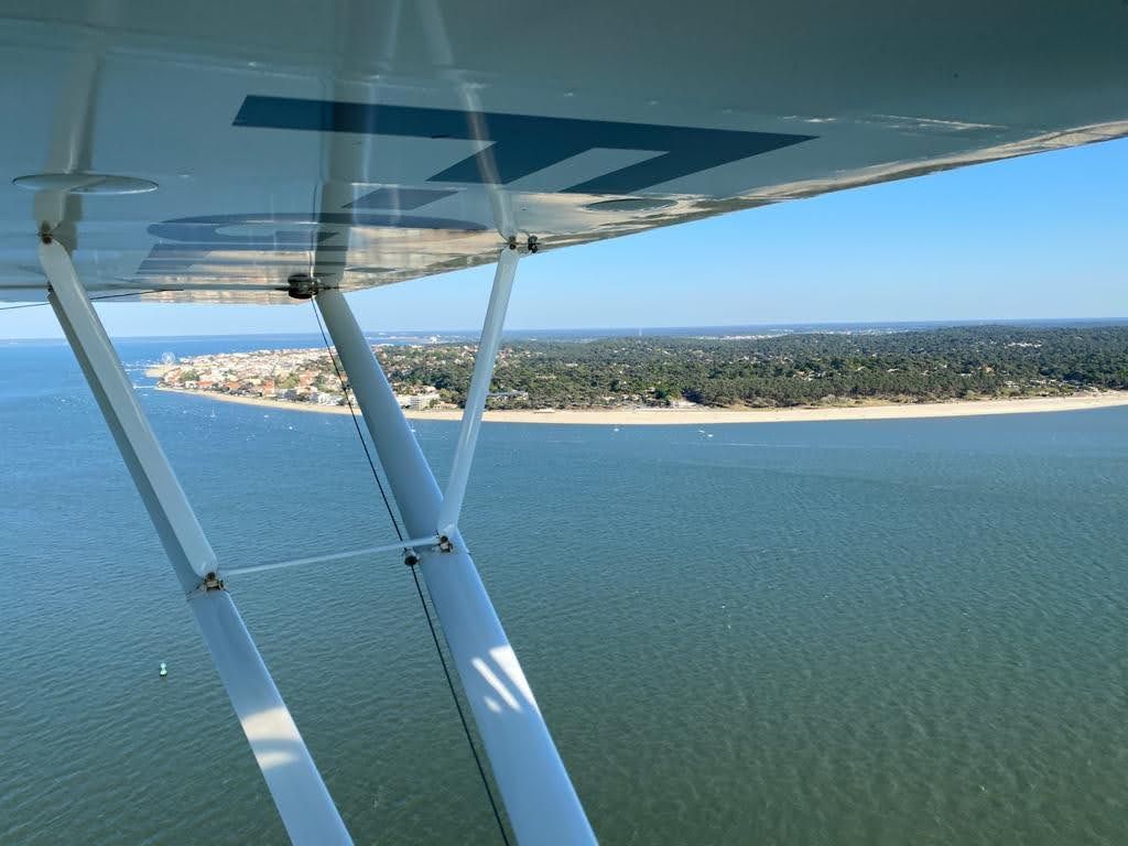 Tour du bassin d'Arcachon en Piper Super Cub