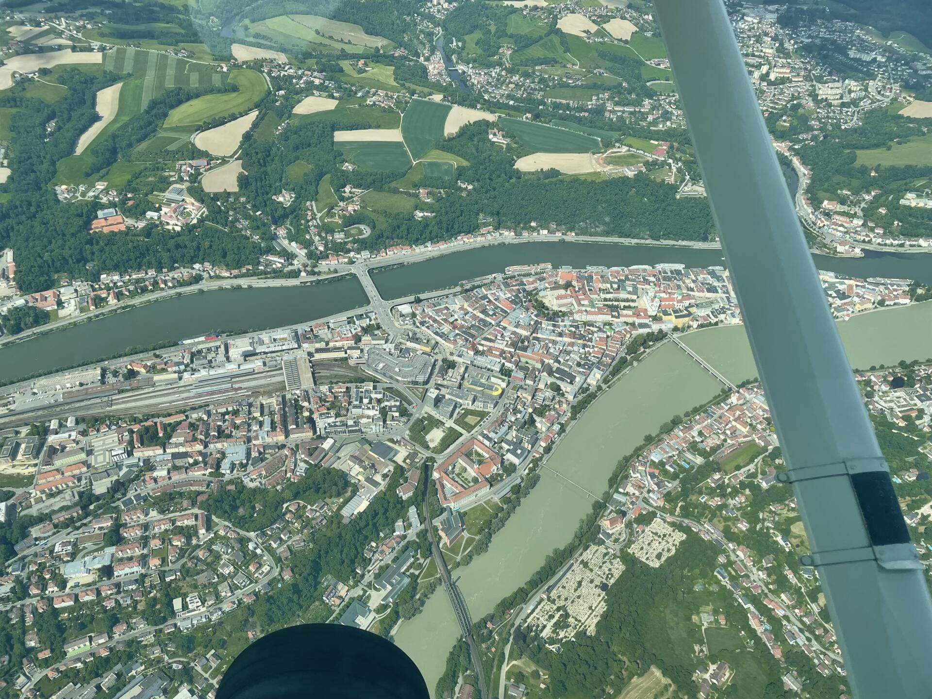 Panoramaflug über Alpenvorland, Bayern & Oberösterreich