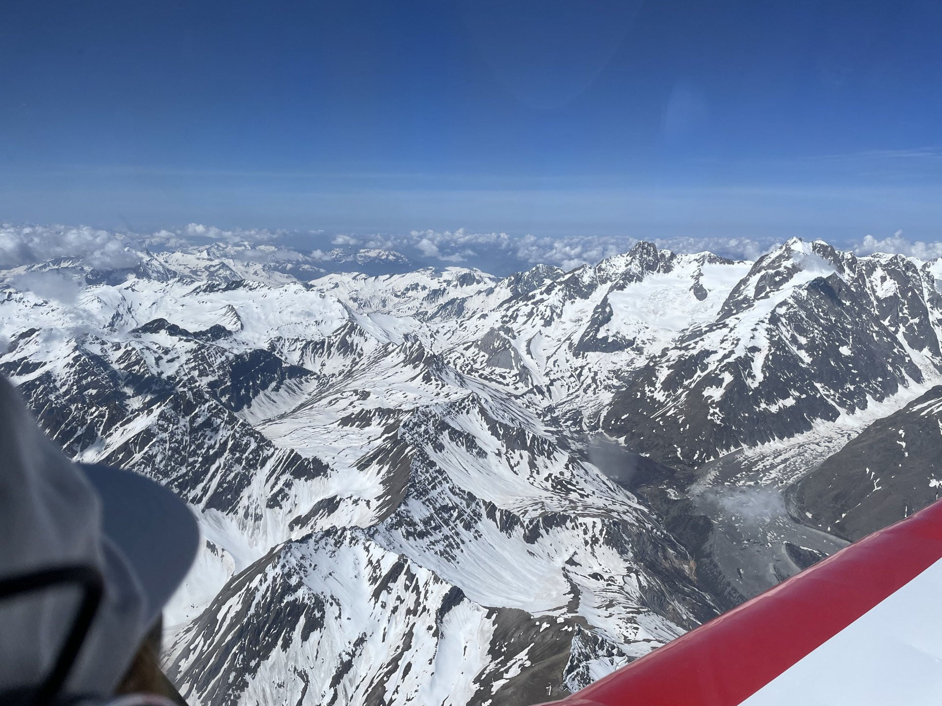 Vol autour du Mont-Blanc depuis Montbéliard
