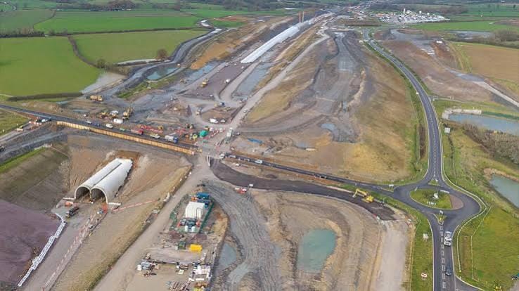 HS2 project from the air
