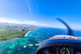 Vol au Nord et au Sud de La Martinique en avion !