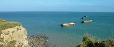 Survol des Plages du débarquement depuis Pontoise