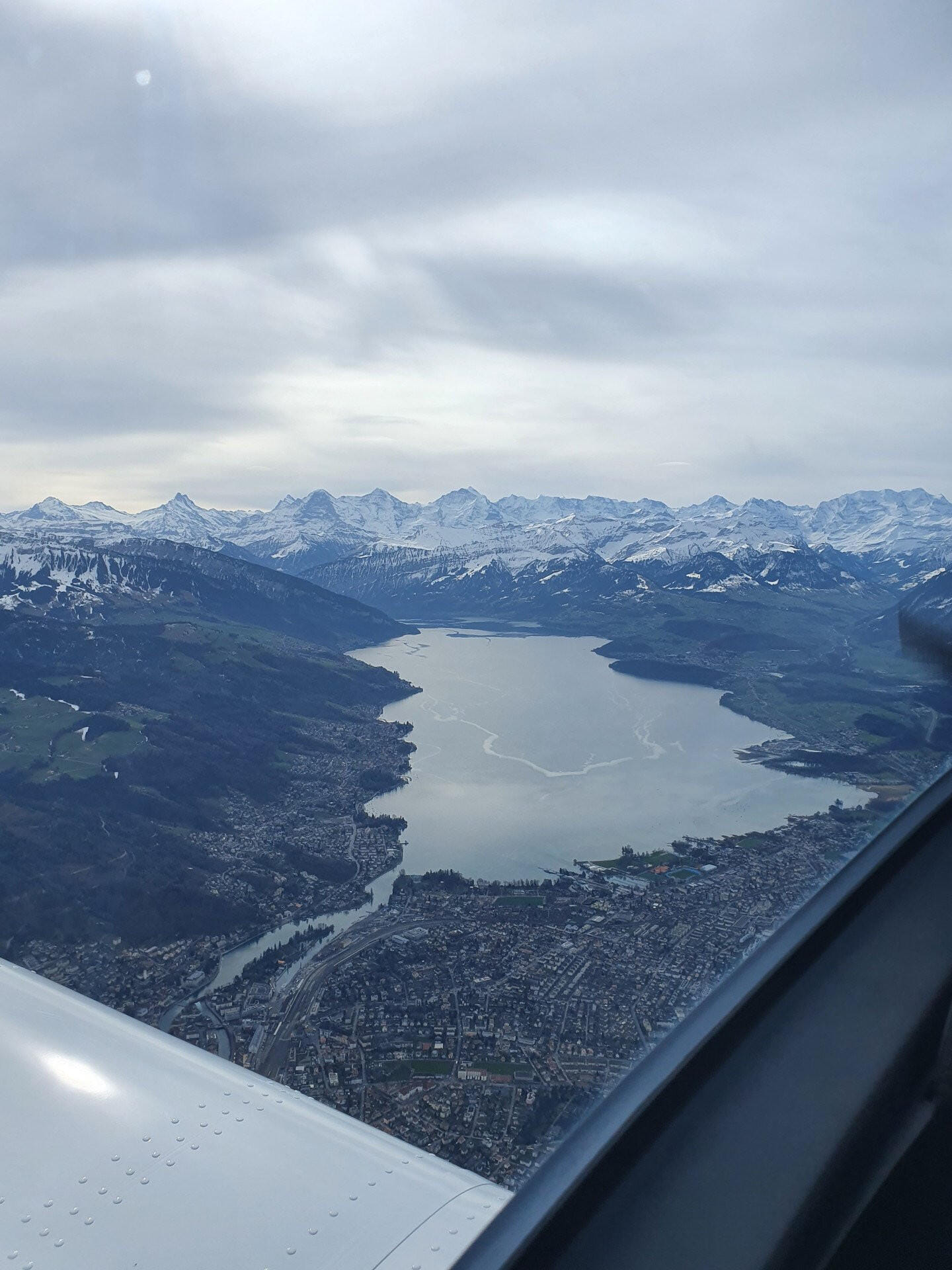 Scenic flight to Jungfrau