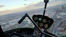 Helicopter flight over Central London via Heli Lanes