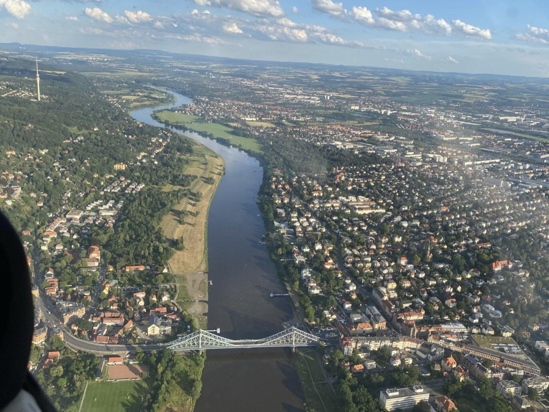 (Kleiner) Rundflug über Dresden