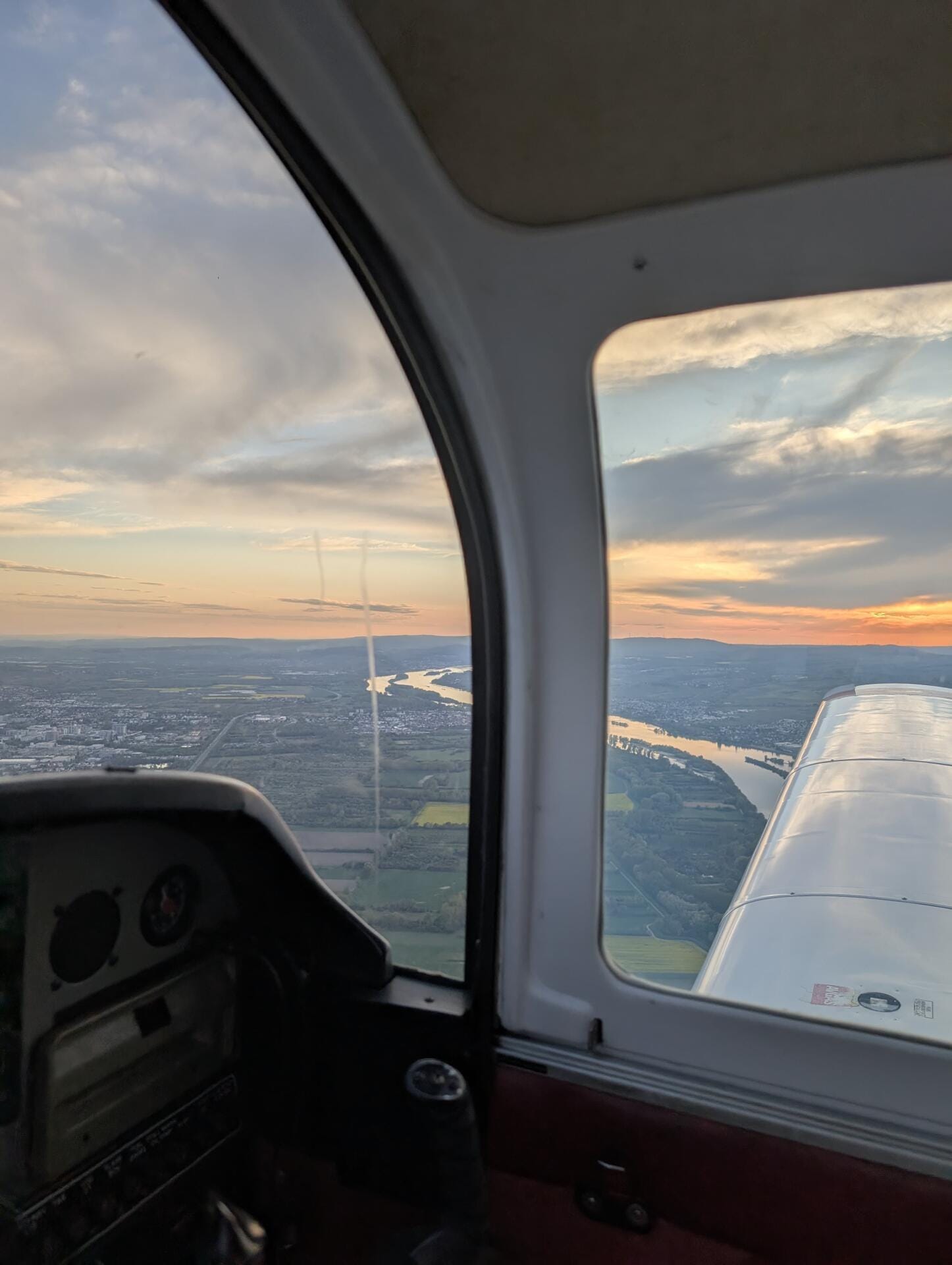 Schnupperfliegen über dem Rhein-Main Gebiet