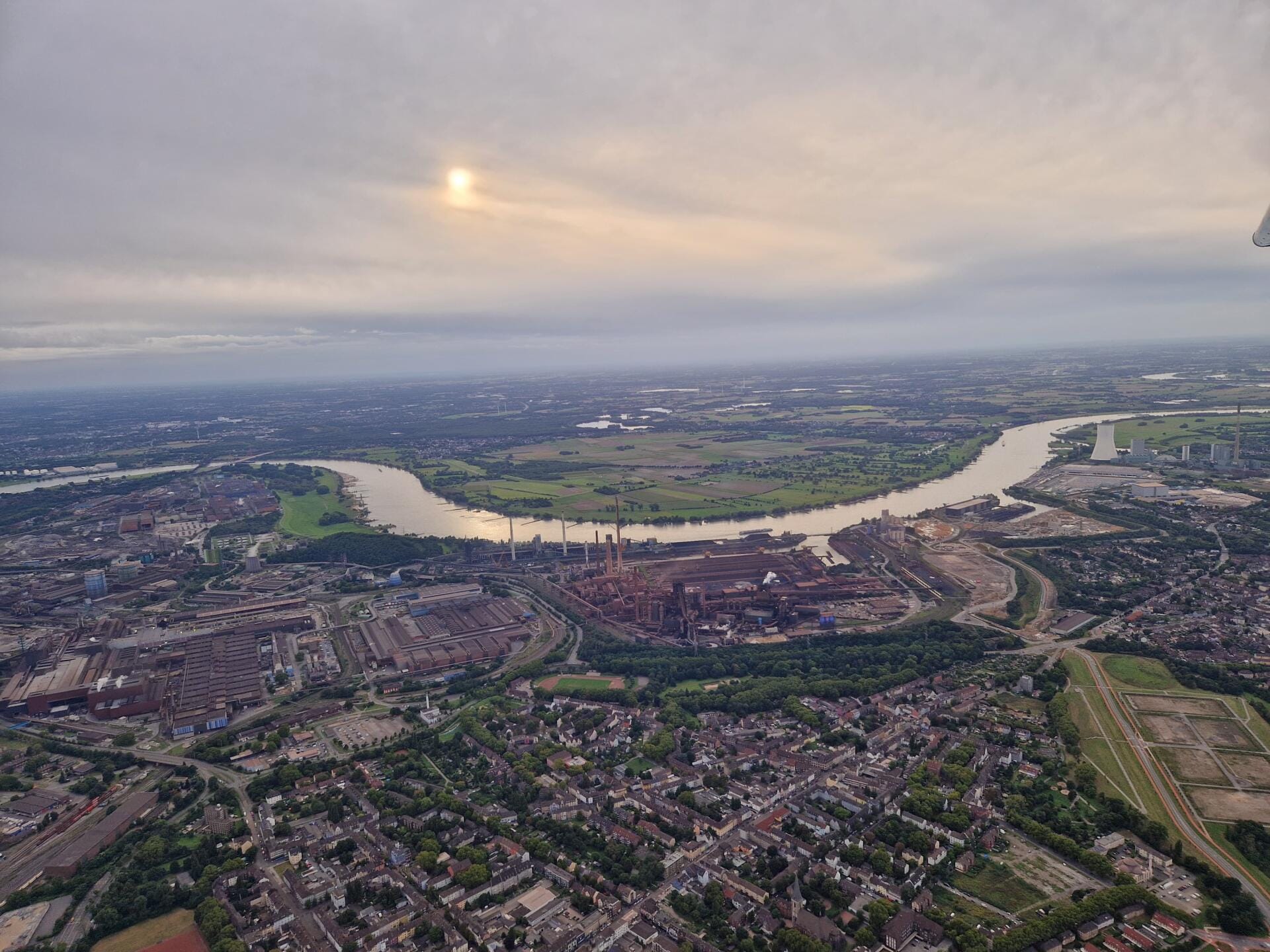 Das Ruhrgebiet von oben