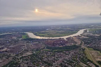Das Ruhrgebiet von oben
