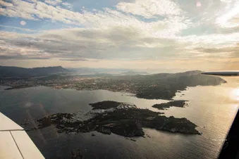 Vue de l'ile des Embiez et du Brusc, Six-Fours-Les-Plages