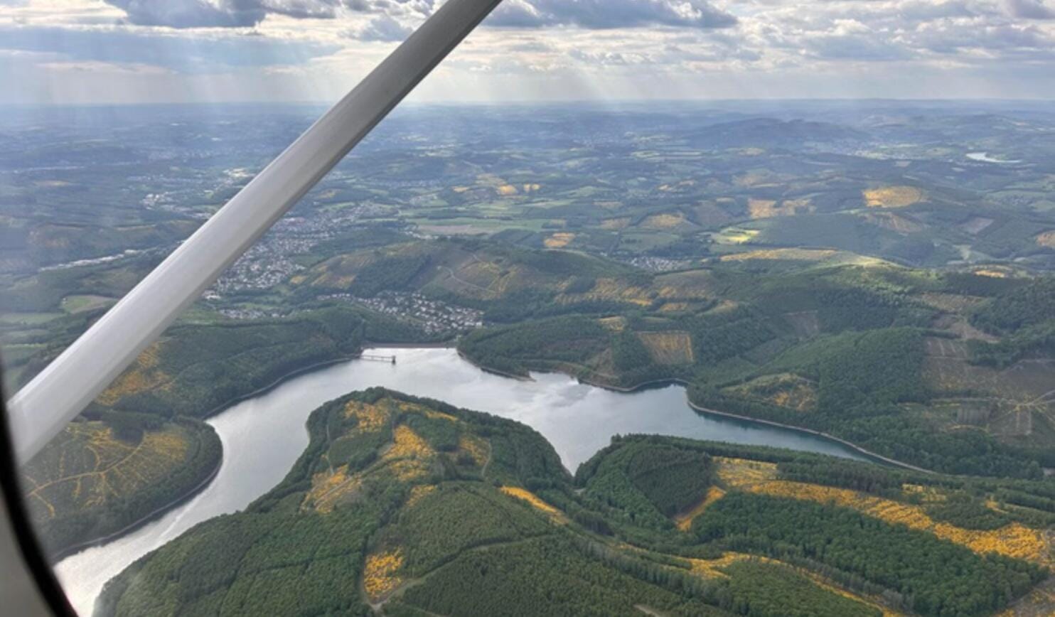 Tour über das Ruhrgebiet mit einer Landung in CTR