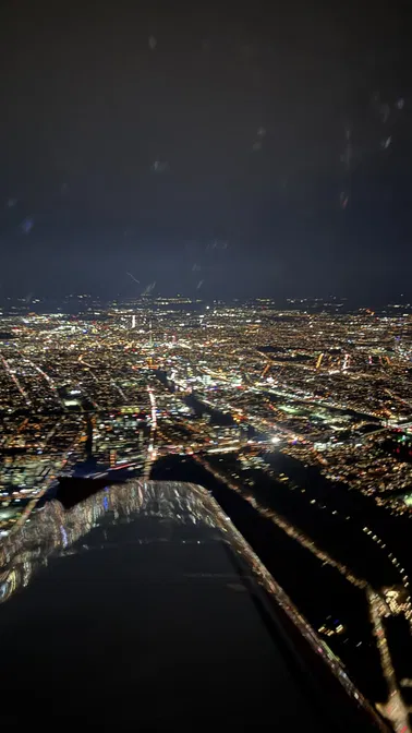 VFR Nachtflug über Berlin