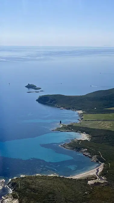 Balade aérienne à la decouverte du Cap corse