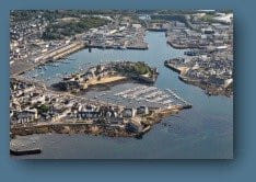 Survol : Archipel des Glénans, Ile de Groix, Concarneau