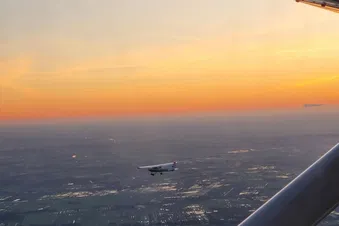 Privatflug über Hamburg/Schleswig-Holstein
