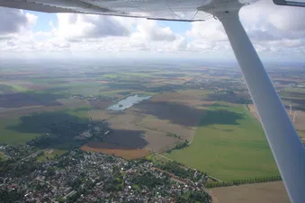 Südlich von Leipzig