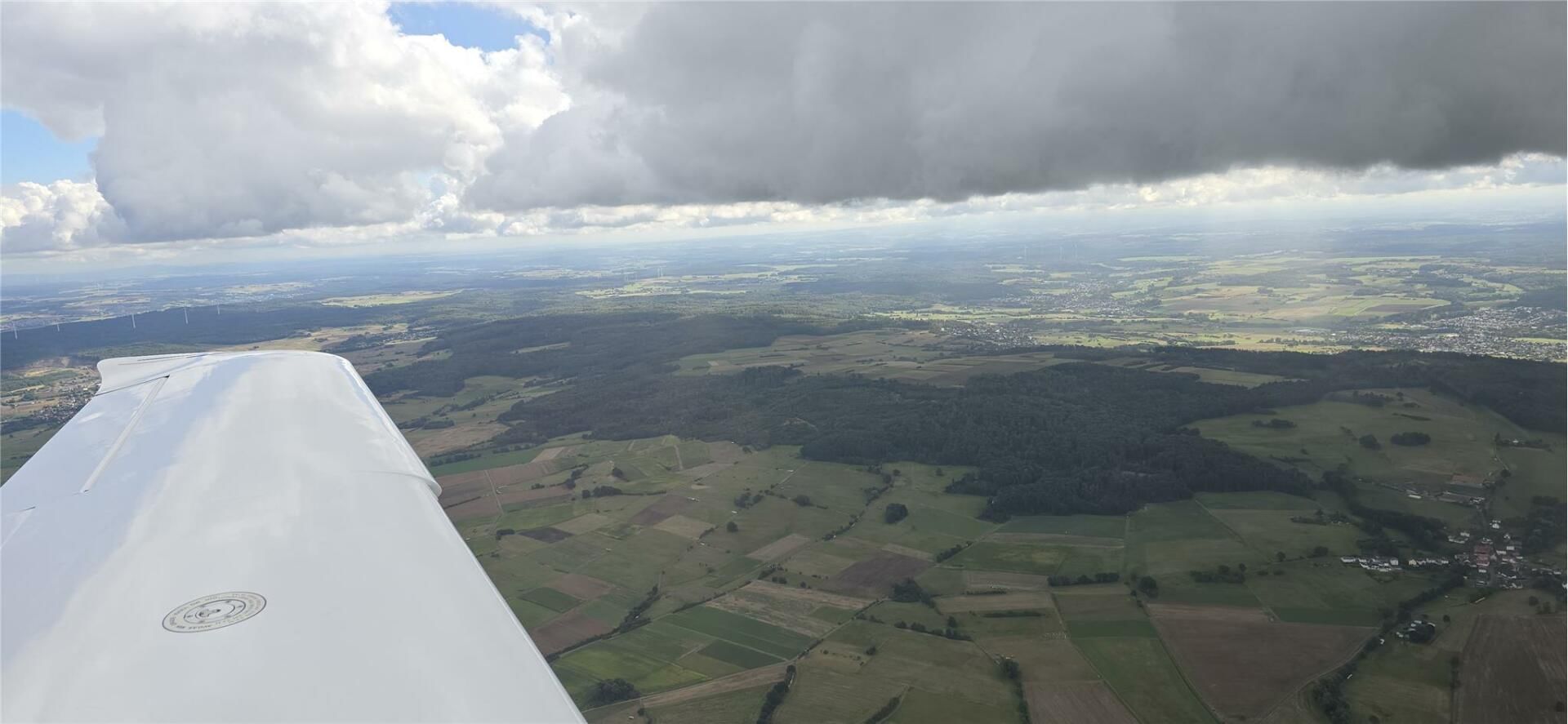 Das Rhein Main Gebiet von oben