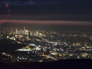 NIGHTFLIGHT🌃 SKYLINE/ Nachtflug Frankfurt