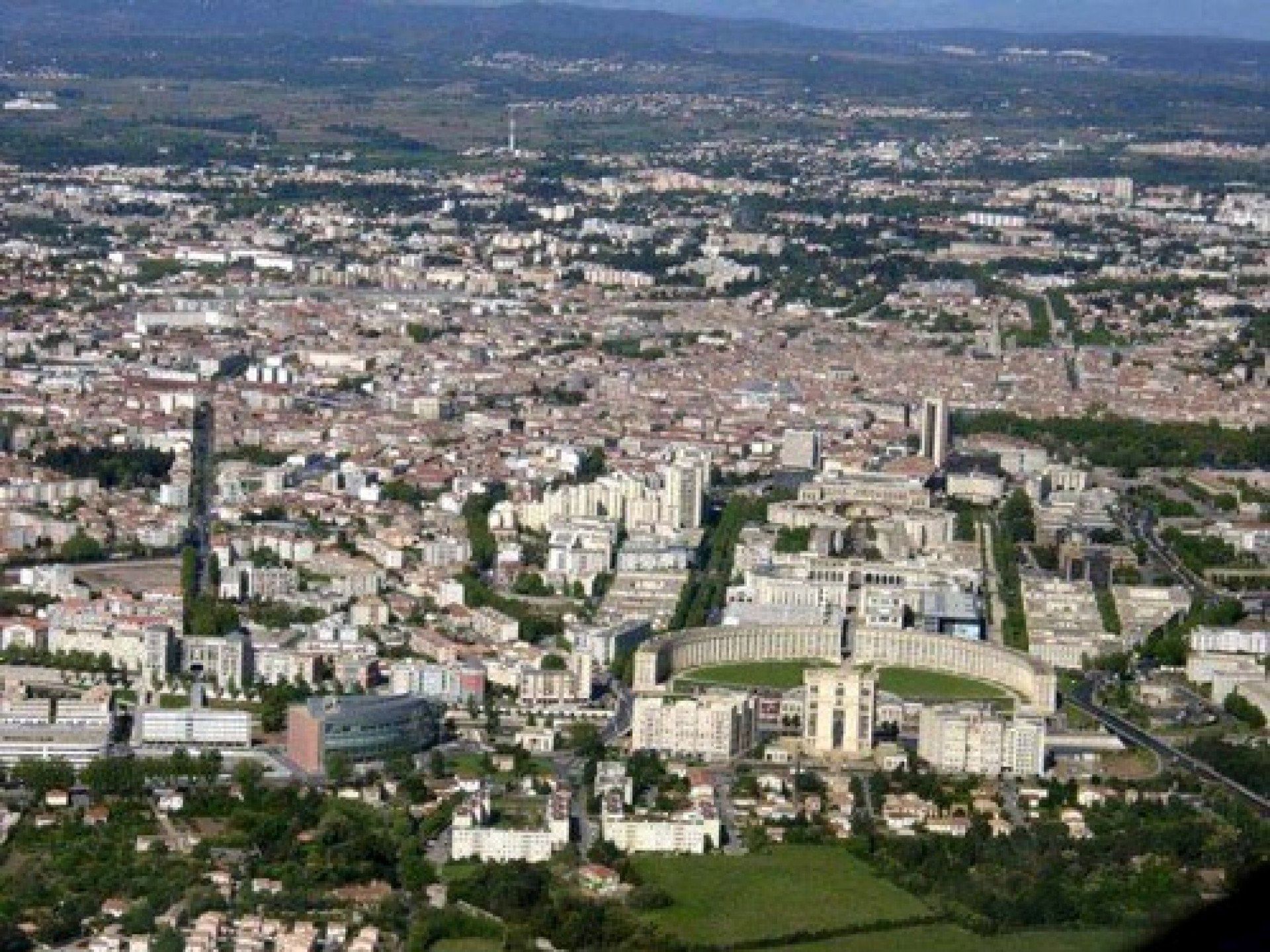 Grand tour de Montpellier en avion