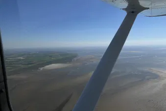 Eine Runde um Büsum / Schnupperflug
