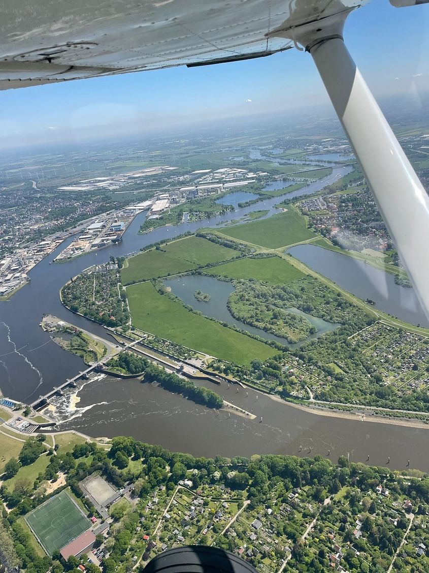 Rundflug über Bremen und umzu!