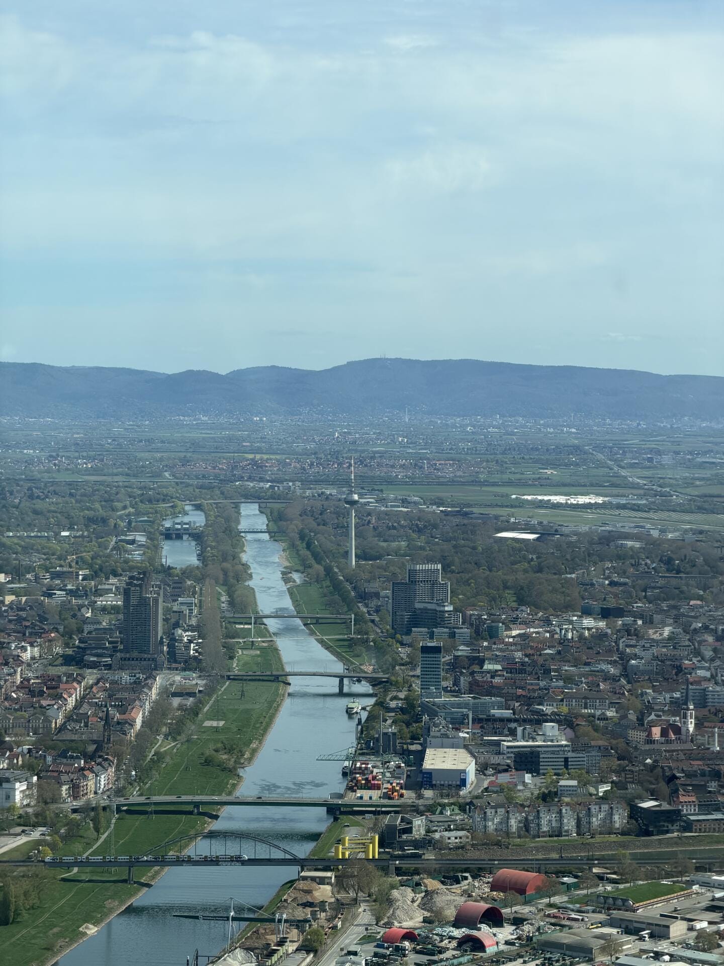Losing fear to fly: Heidelberg, Annweiler, Mannheim