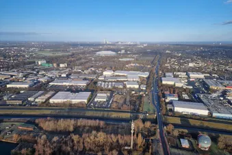 Flughafen Dortmund, Ruhrgebiet und zurück ins Münsterland