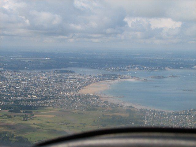 Mont Saint Michel du ciel avec pause à Granville
