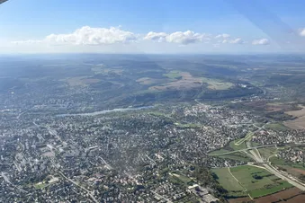 Vue aérienne de Dijon