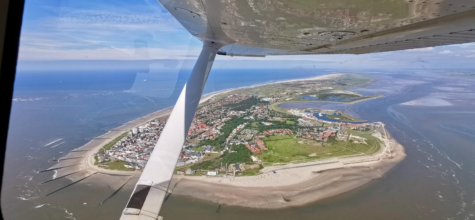 Anflug auf Norderney