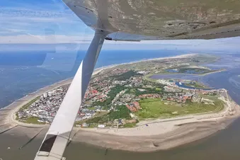 Anflug auf Norderney