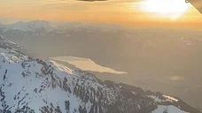 Zentralschweiz bei Sonnenuntergang