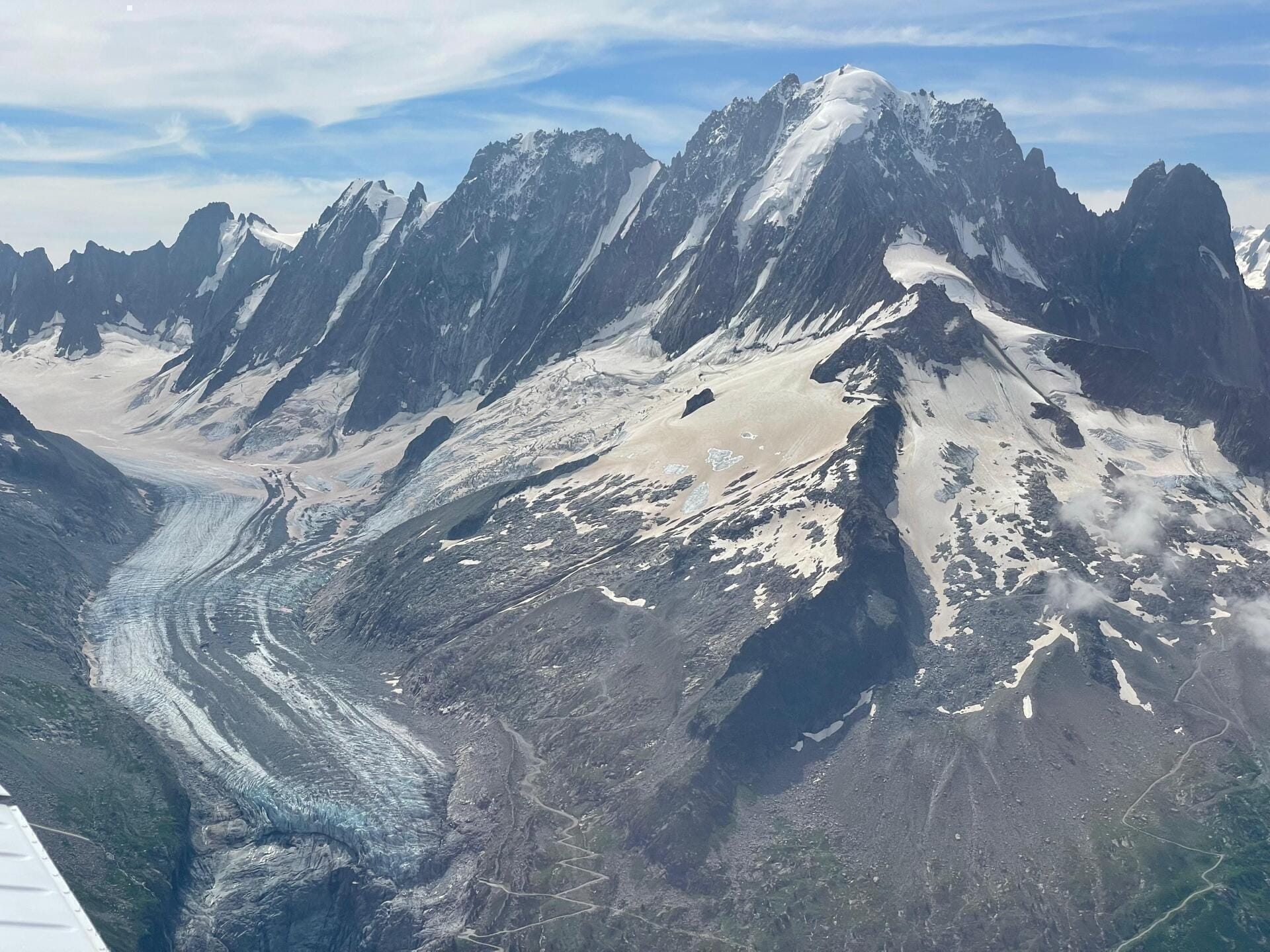 Mont Blanc Rundflug
