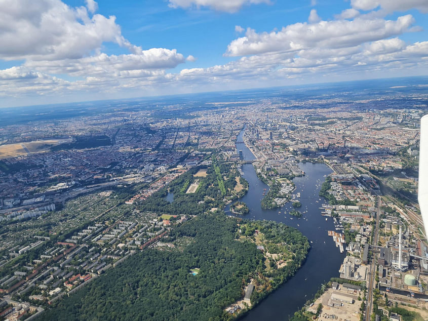 Kurzer Rundflug Berlin