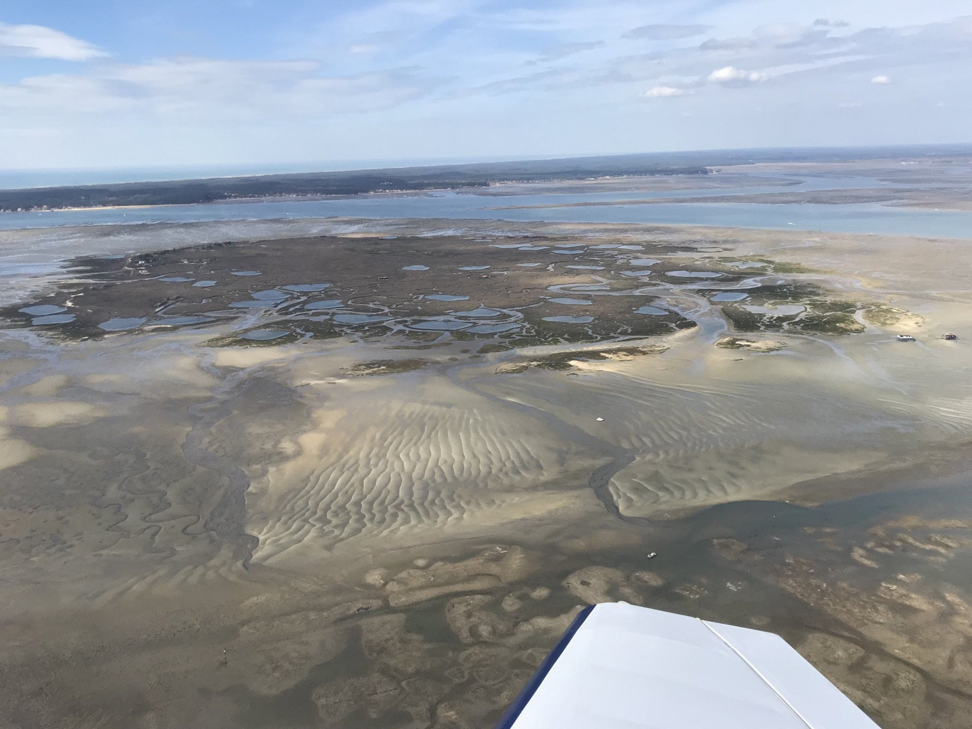 Balade aérienne : Le Bassin d'Arcachon - 2 ou 3 passagers