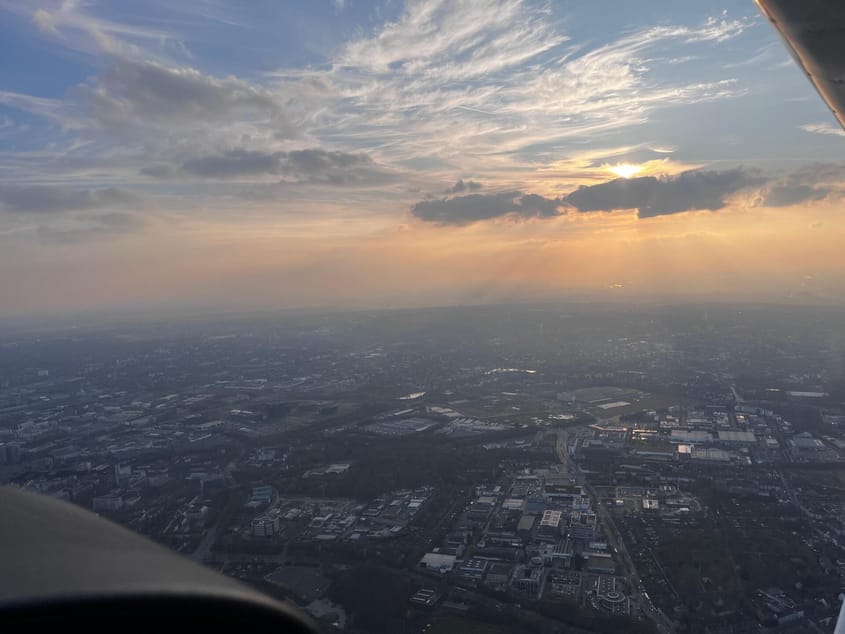 Ruhrgebiet aus der Luft