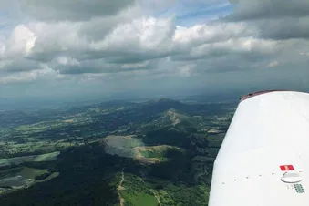 Fly to Shobdon for lunch and return