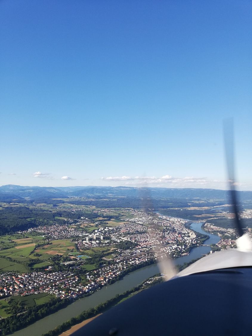 Rundflug zum Rheinfall