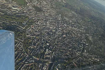 Aachen und Eifel von oben