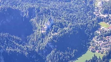 Flugzeug Rundflug Schloss Castle Neuschwanstein sightseeing