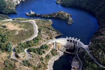 La plaine du Forez vue du ciel